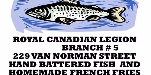 Branch 5 Fish and Chips fundraiser