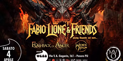 Fabio Lione & Friends\/ Flashback of Anger\/ Wicked Asylum Live Spazio Webo (PU)