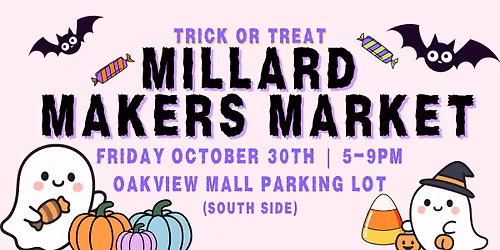 Trick or Treat Millard Makers Market