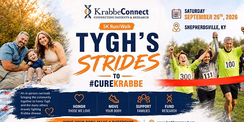 Tygh's Strides to #curekrabbe - Shepherdsville, KY