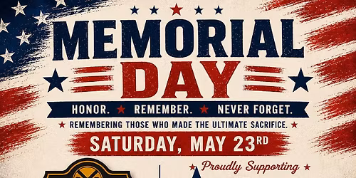 Memorial Day Benefit @ Social Haus