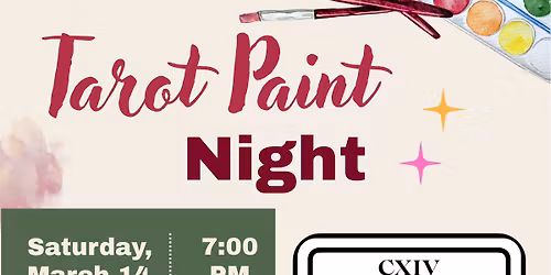 Tarot Paint Night @ Hello Dia