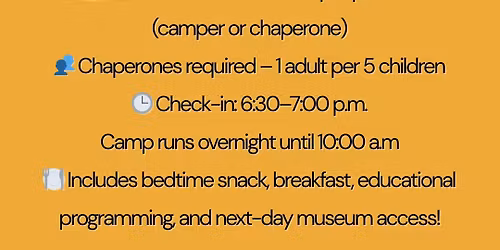 DVYF Hosts ROYAL TYRRELL MUSEUM SLEEP OVER