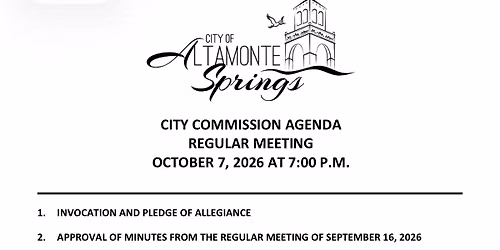 Altamonte city meeting 