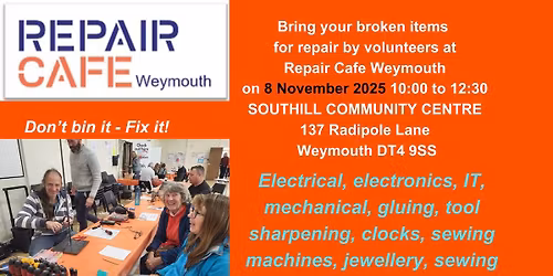 Repair Caf\u00e9 Weymouth