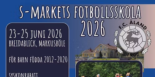 S-markets fotbollsskola p\u00e5 Norra \u00c5land