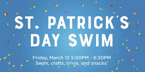 Get Lucky at Our St. Patrick's Day Swim!