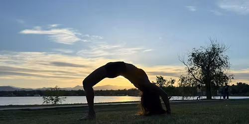 SUNSET YOGA AT THE LAKE!