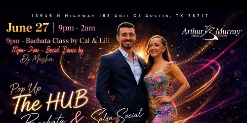 THE HUB POP UP 80% Bachata 20% Salsa\u2728