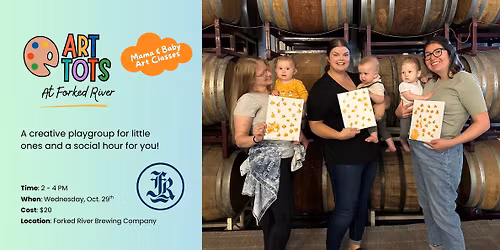 Art Tots Halloween Party at Forked River Brewing! \ud83d\udc7b