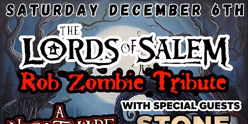 A Nightmare Before X-Mas Party! Rob Zombie and Stone Temple Pilots tributes team up at Chopsticks!!