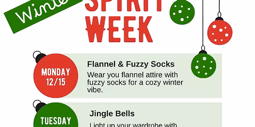 CLMS Winter Spirit Week!