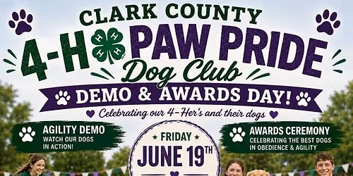 Clark County 4-H Dog Club Demo & Awards Day
