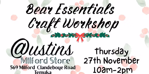 Bear Essentials Craft Workshop