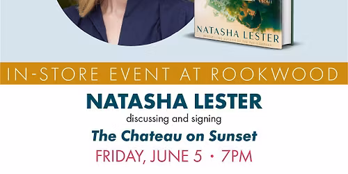 Natasha Lester discussing & signing The Chateau on Sunset