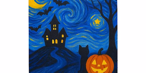 BYOB Paint & Sip: Halloween Starry Night