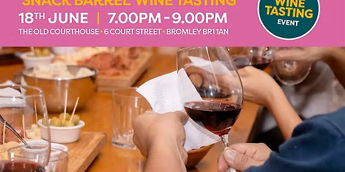 Charity 'Snack Barrel' Wine Tasting