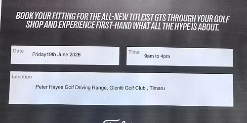 Titleist GTS Driver Fitting Event