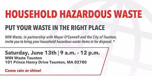 Taunton, MA Household Hazardous Waste Day