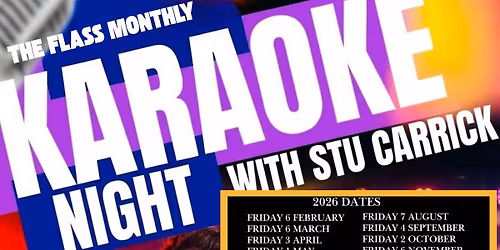 KARAOKE NIGHT AT THE FLASS!