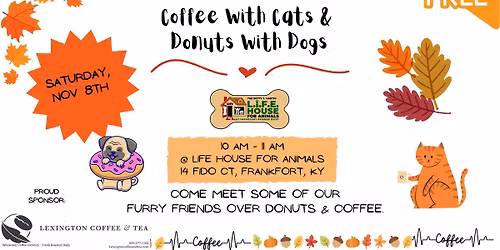 Coffee With Cats & Donuts With Dogs