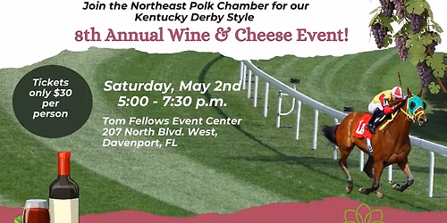 8th Annual Wine & Cheese Event - Kentucky Derby Style