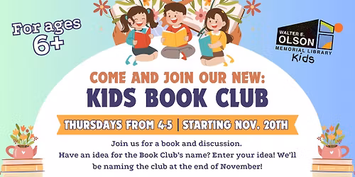 NEW Kids Book Club