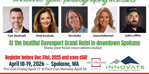 Innovate 2026 - Professioanl Photographers of Washington