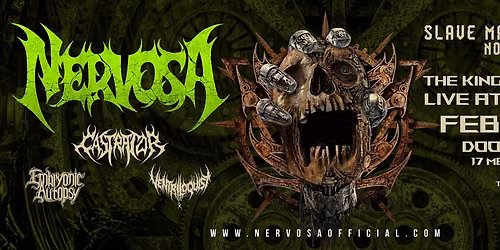 Nervosa with Castrator, Embryonic Autopsy, & Ventriloquist