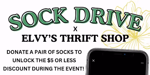 Elvy\u2019s Thrift Shop x Sock Drive
