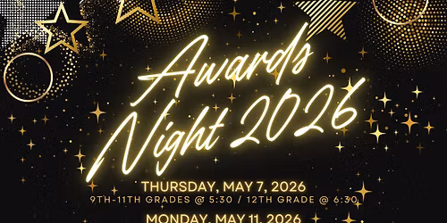 Awards Night 2026: 6th-8th Grades