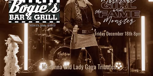 Material Girl and The Fame Monster at Bogies Bar and Grill West