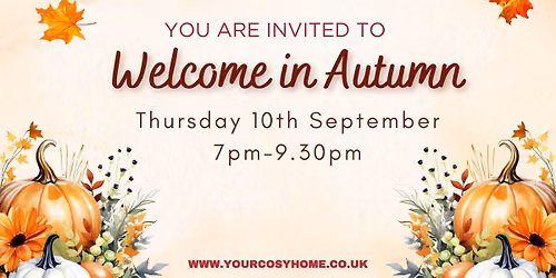 Say Hello to Autumn with a glass of Prosecco 