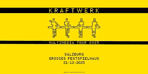 KRAFTWERK | Multimedia Tour 2025 | Salzburg
