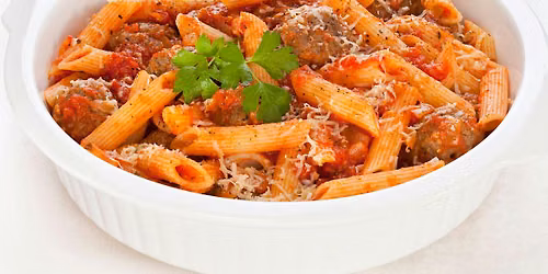 Cherry Tomato Meatball Pasta Cooking Class