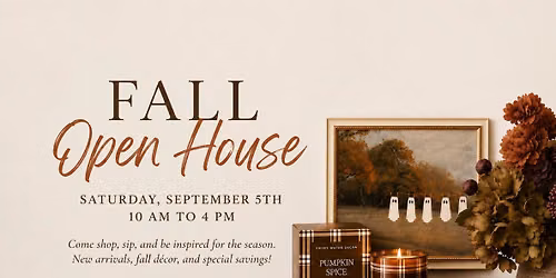 Blue Nest Mercantile Fall Open House 