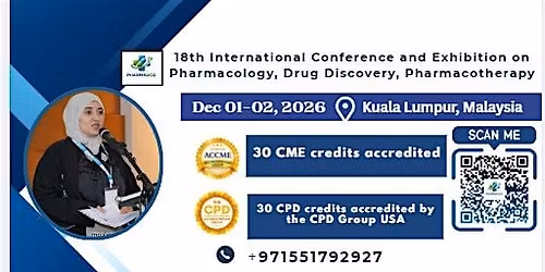 18th International Conference and Exhibition on Pharmacology