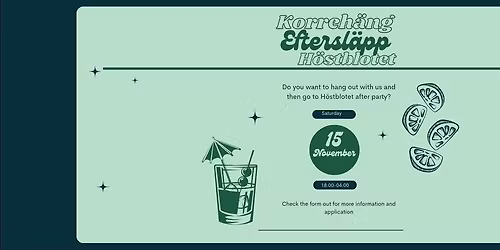 Korreh\u00e4ng och eftersl\u00e4pp p\u00e5 h\u00f6stblotet