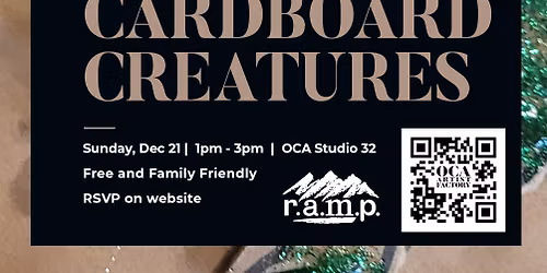 Third Sunday: Cardboard Creatures with Zayne Wilcox