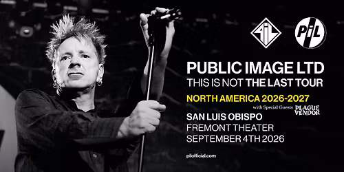 Public Image Ltd. LIVE at Fremont Theater