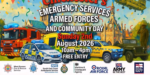 Chichester's Emergency Services, Armed Forces and Community Day 2026