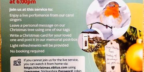 Christmas Carol and Memorial Service