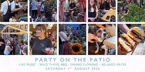 \u2600\ufe0f Party On The Patio at China Blue