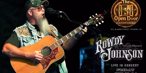 The Open Door proudly presents Rowdy Johnson LIVE 