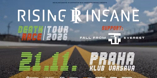 RISING INSANE, FALL FROM EVEREST - Praha, Klub Var\u0161ava