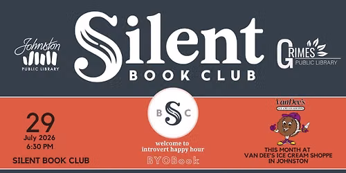 Silent Book Club: Van Dee's Ice Cream Shoppe