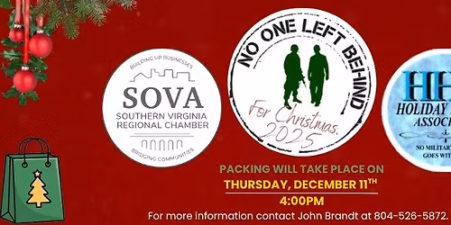 No Soldier Left Behind Packing Event