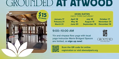 September Grounded at Atwood - A Yoga Series
