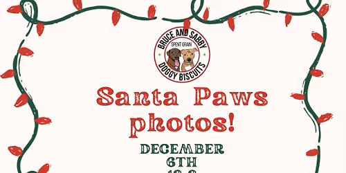 Photos with Santa Paws! 