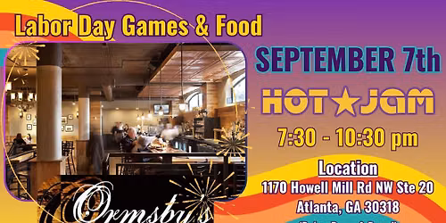Hot Jam at Ormsby's